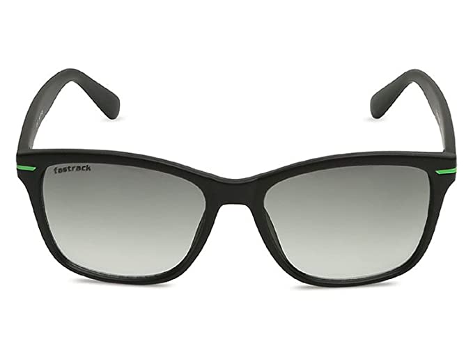 Fastrack Black Square Sunglasses (P452GR4)